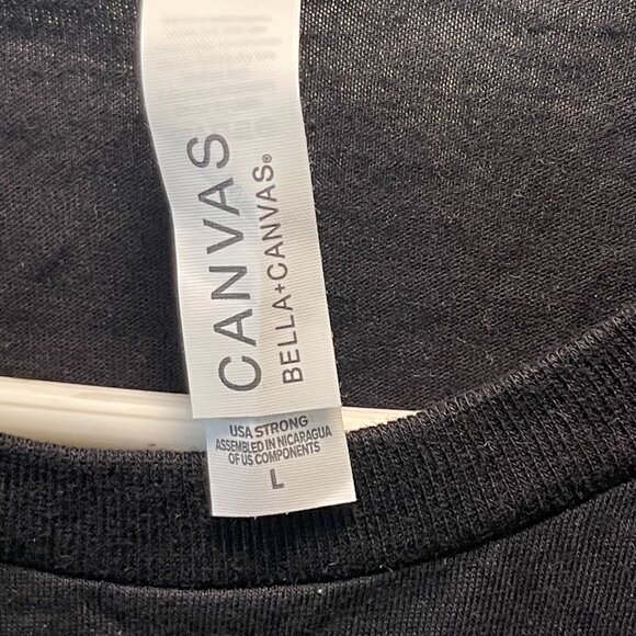 Retro Goldendoodle Dog‎ Silhouette Graphic T-Shirt Black Bella+Canvas Large nwot - Picture 4 of 6